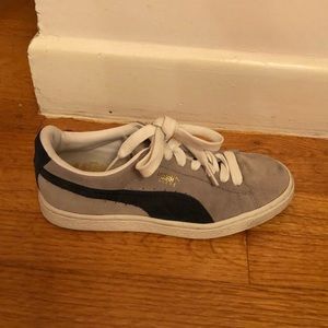 Grey Puma Suede shoes